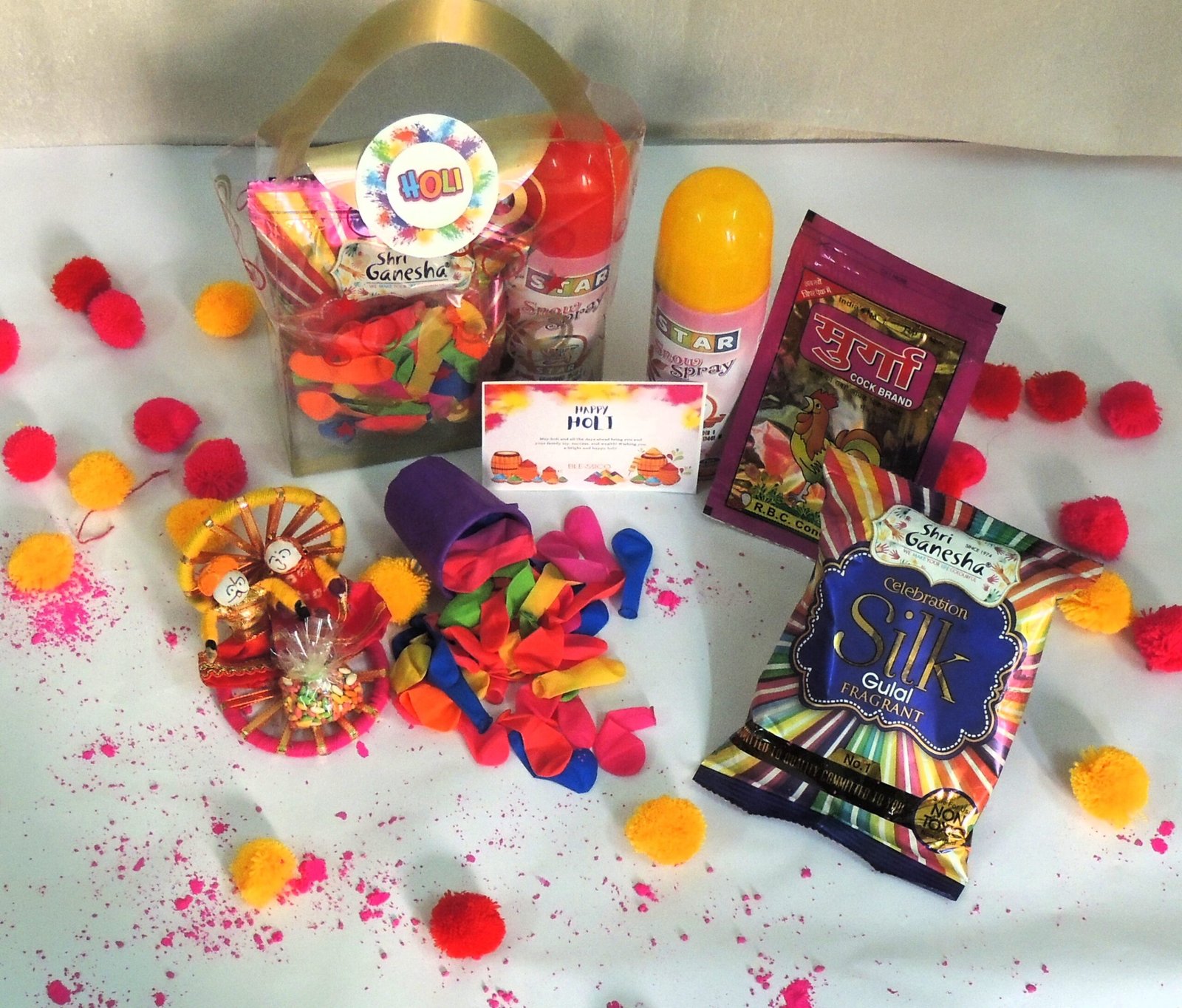 Rainbow Splash Hamper | Holi Hamper | Blessico - Image 2