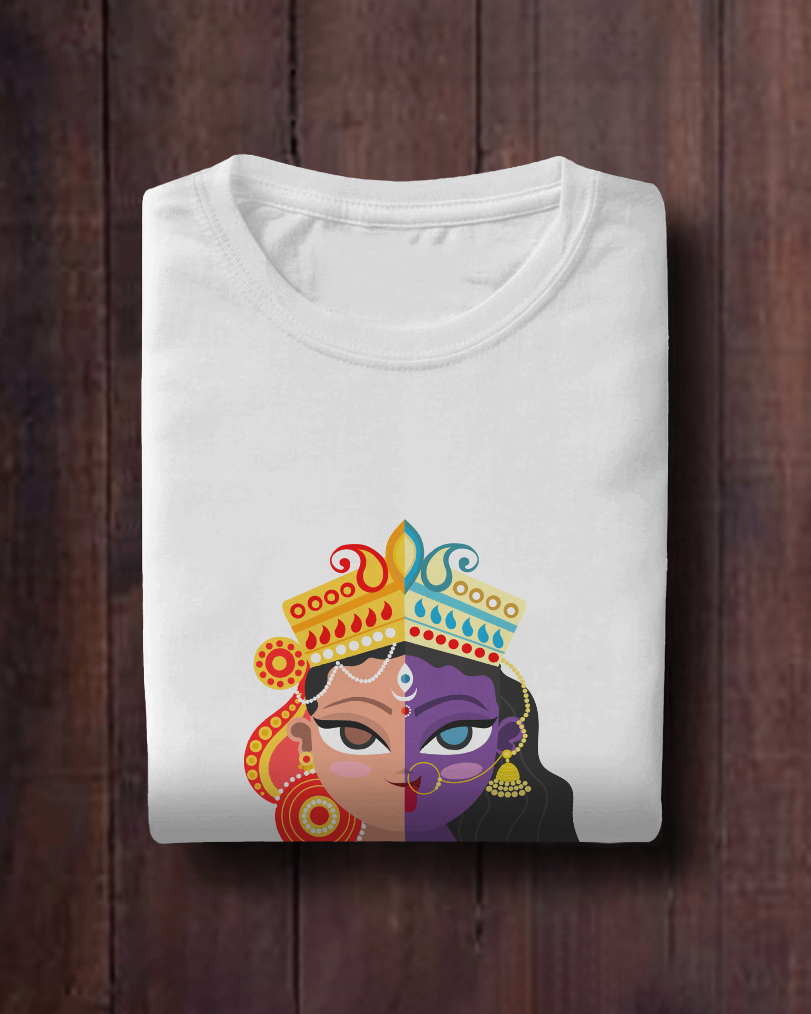 DURGA & KALI FUSION | REGULAR T-SHIRT | BLESSICO