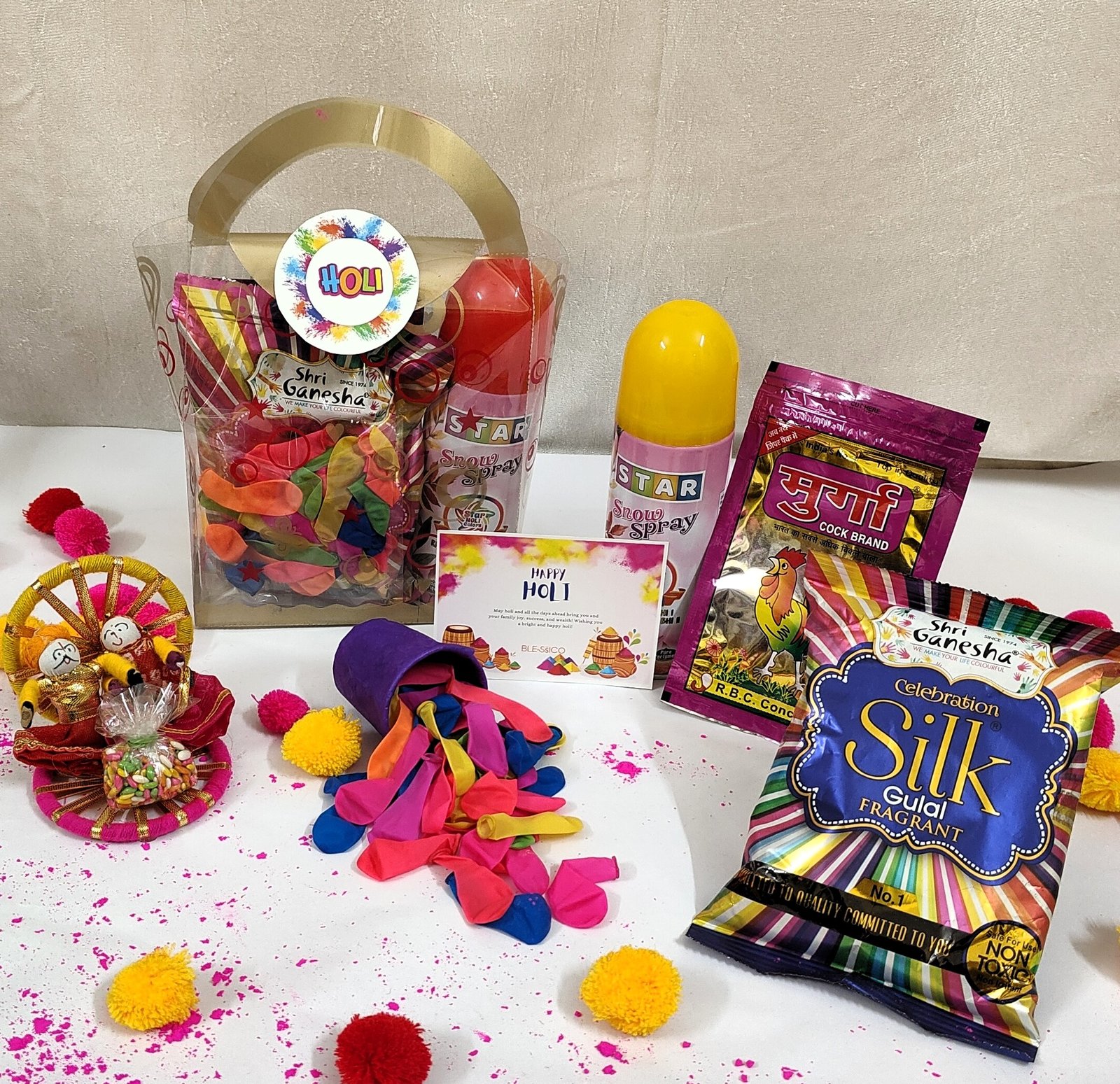 Rainbow Splash Hamper | Holi Hamper | Blessico - Image 4