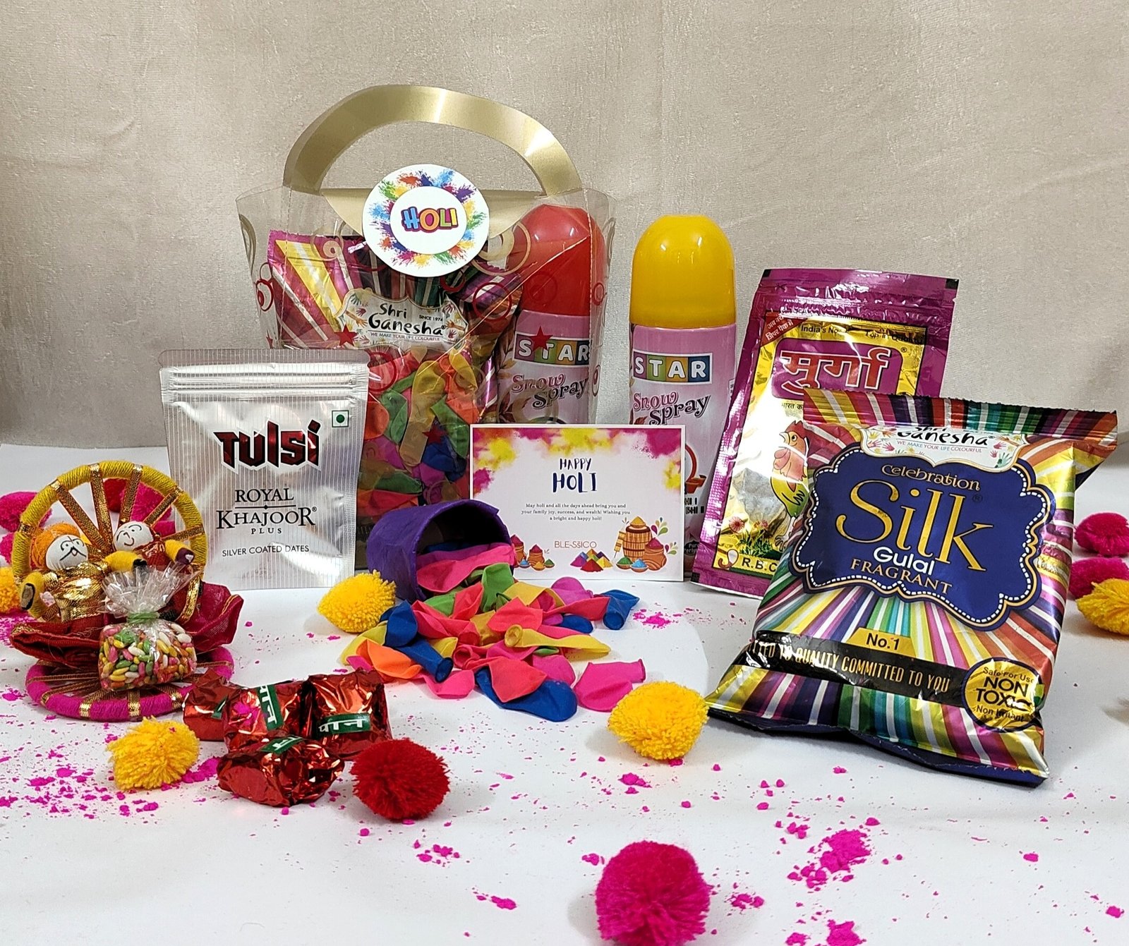 Blooming Joy Hamper | Holi Hamper | Blessico