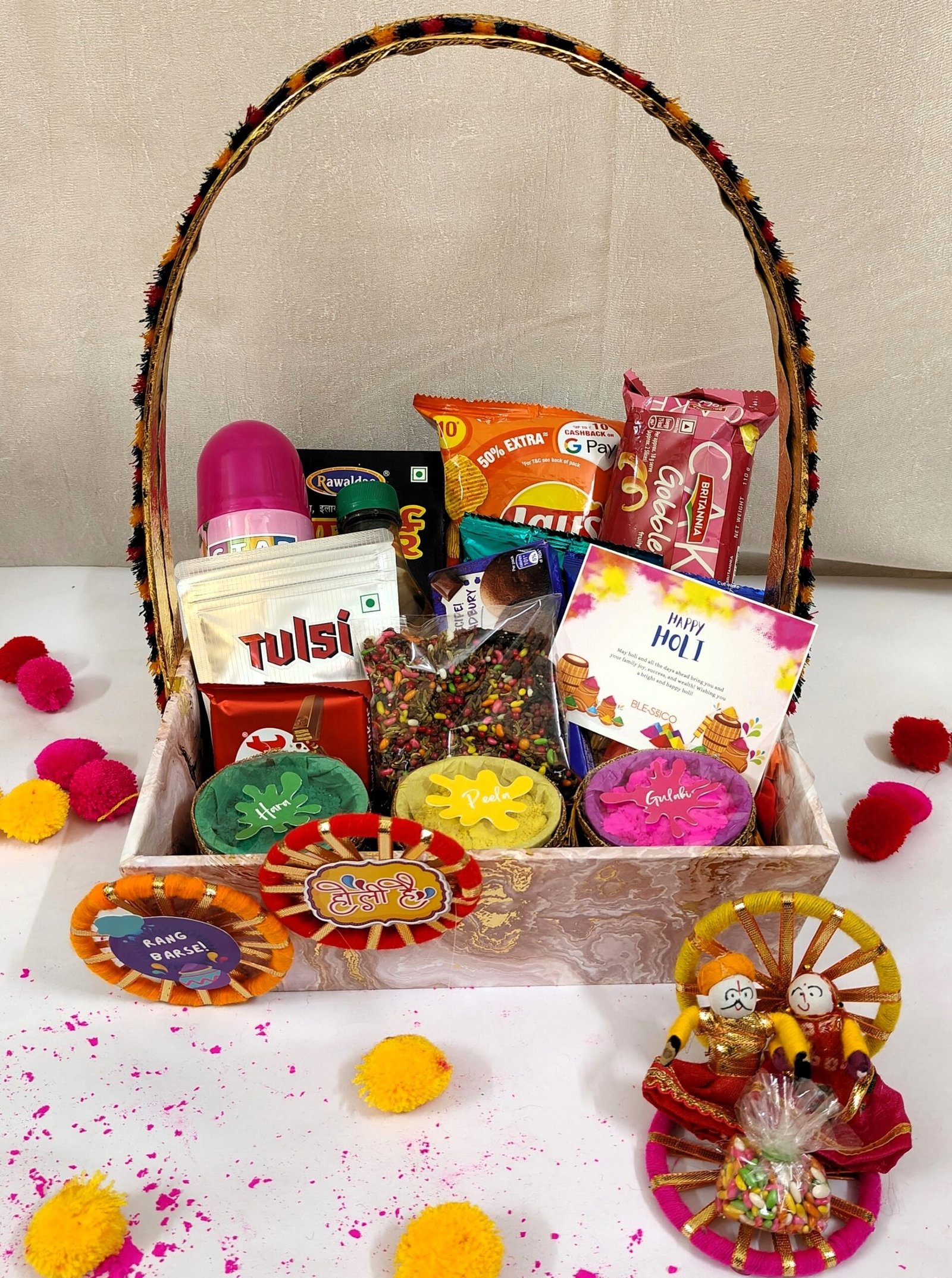 Rang Leke Aaye Blessico Basket | Holi Hamper | Blessico