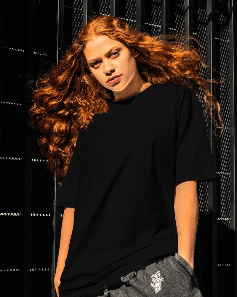Blessico Plain Oversized T-Shirt