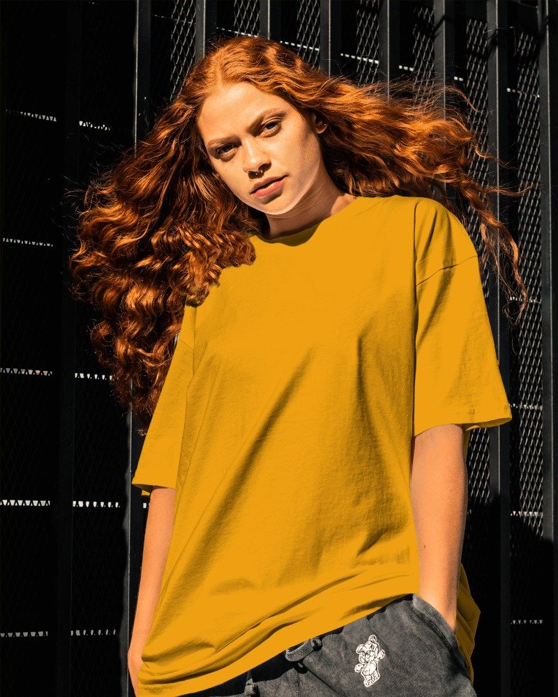 Blessico Plain Oversized T-Shirt
