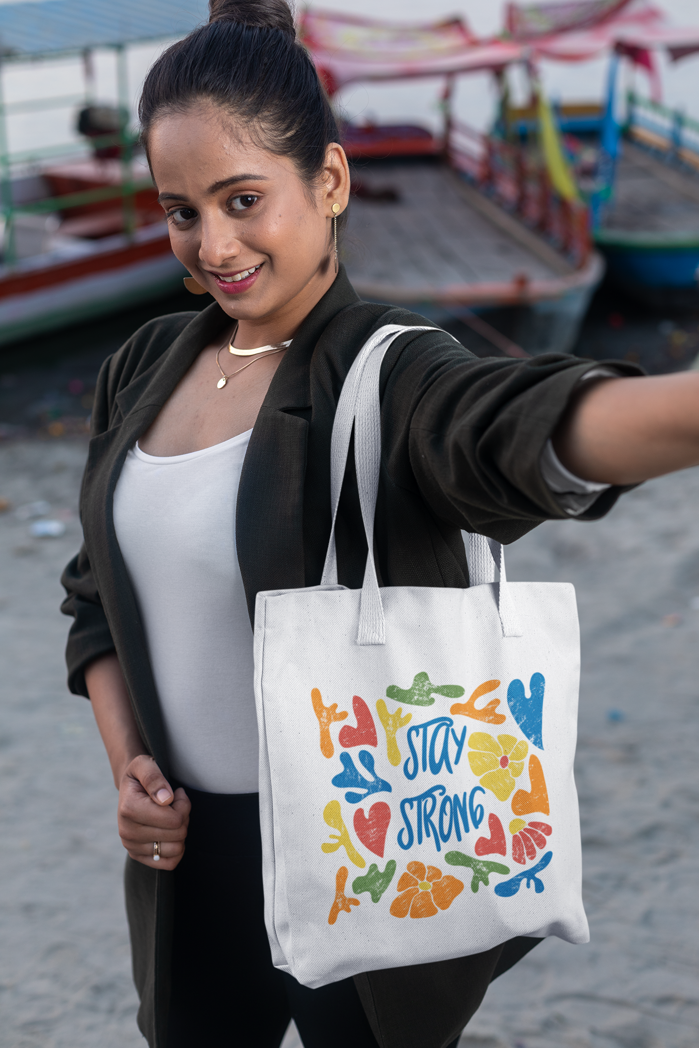 Stay Strong | Tote Bag | Blessico