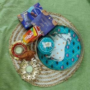 DGHamper - 103 | Diwali Gift Hamper with Ganesha Face, Candles & Chocolates | Blessico