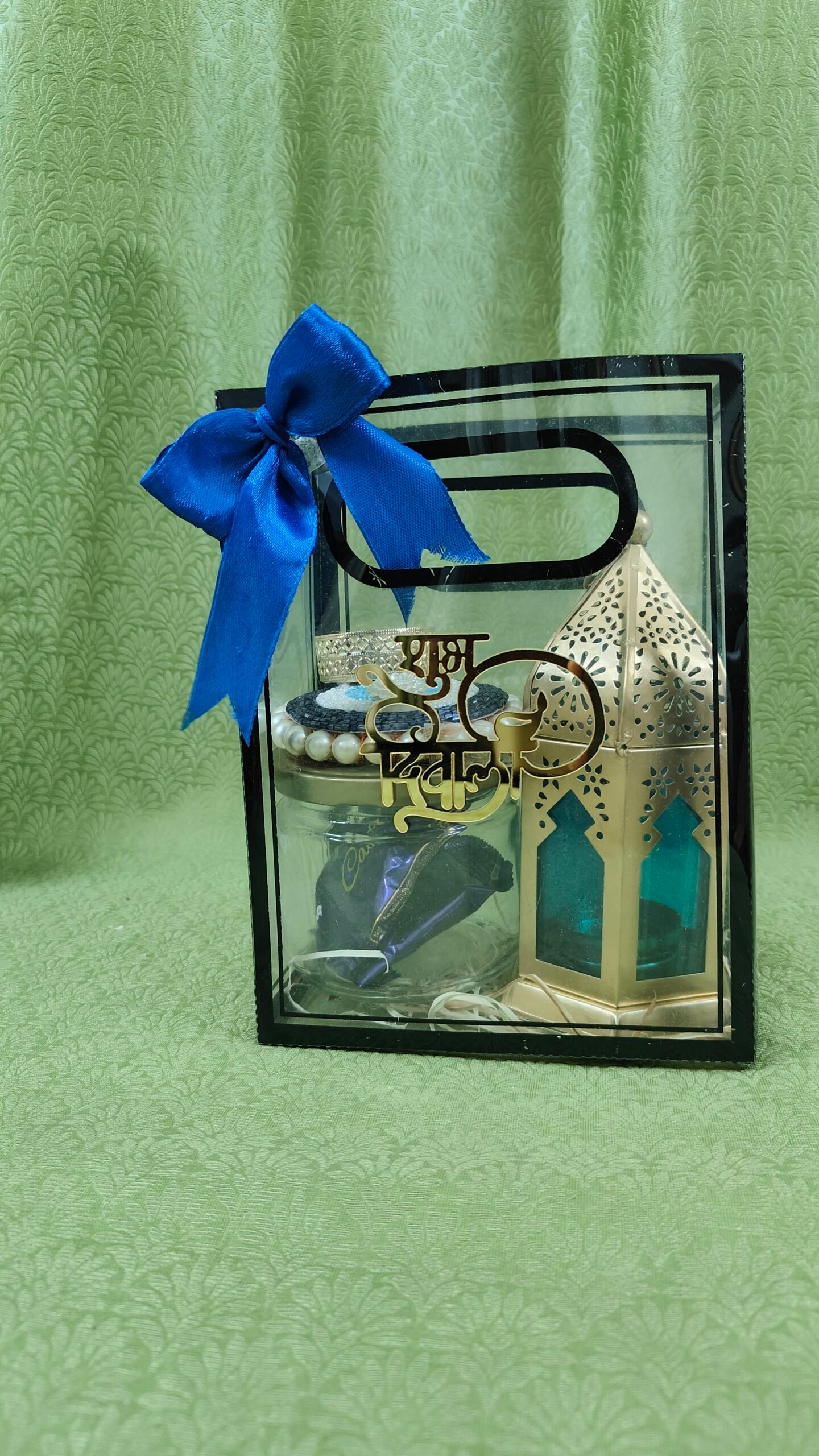 DGHamper - 105 | Elegant Diwali Lantern Gift Hamper with Custom Packaging | Blessico - Image 2