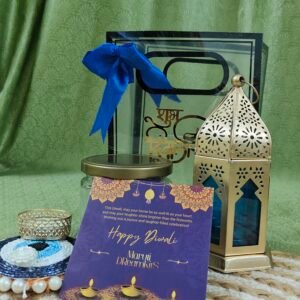 DGHamper - 105 | Elegant Diwali Lantern Gift Hamper with Custom Packaging | Blessico