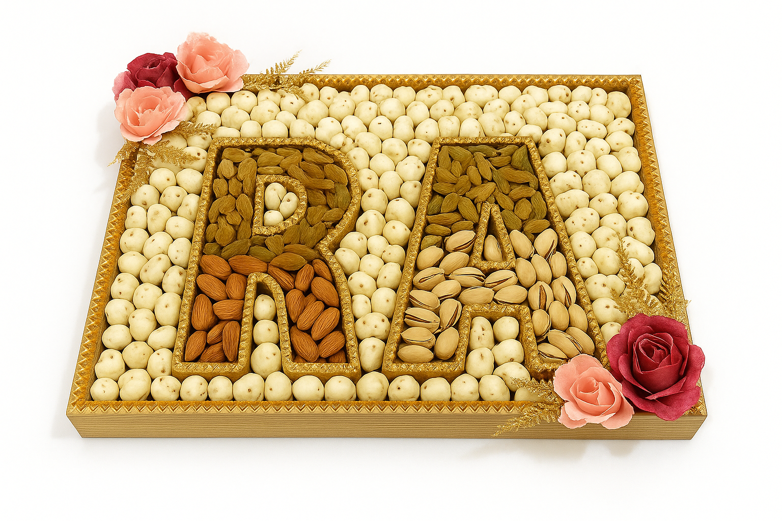 Personalised Dry Fruit Box – Initial Edition - Image 2