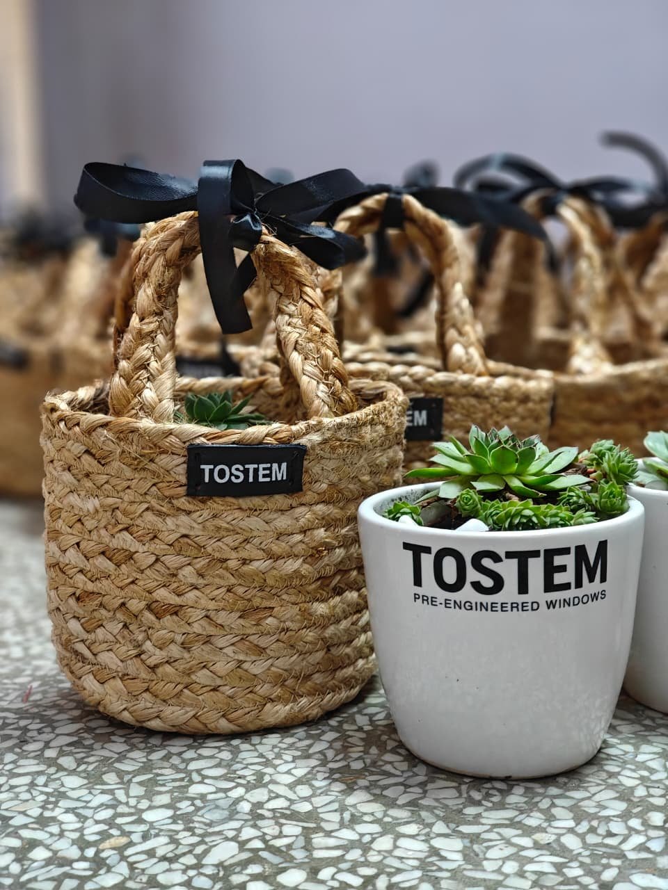 Eco-Friendly Jute Planter Gift Set – Customisable Corporate & Event Hamper - Image 2