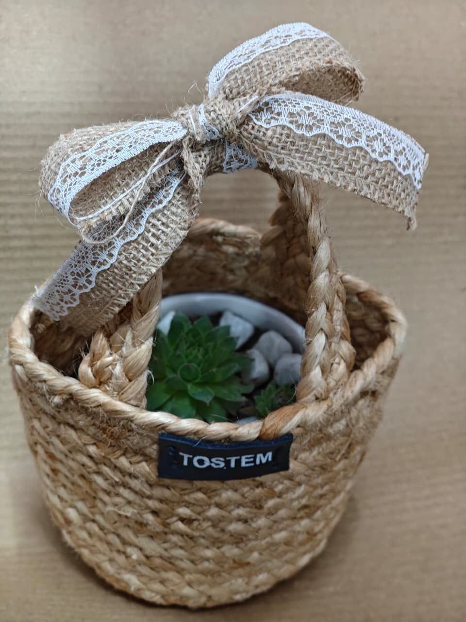 Eco-Friendly Jute Planter Gift Set – Customisable Corporate & Event Hamper - Image 4